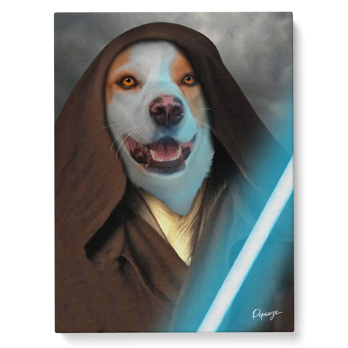 Image du produit Le Jedi - Portrait personnalisé Animal - Style Star Wars 🪐