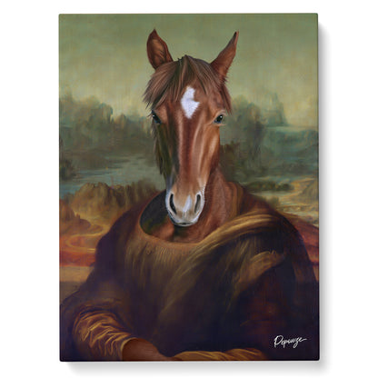 Portrait personnalisé de vos animaux | Renaissance | La Joconde Cheval