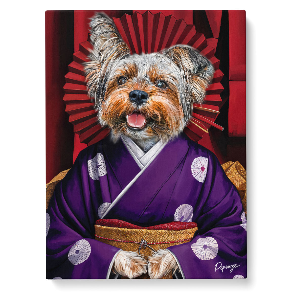 Portrait personnalisé de vos animaux | Renaissance | Japon