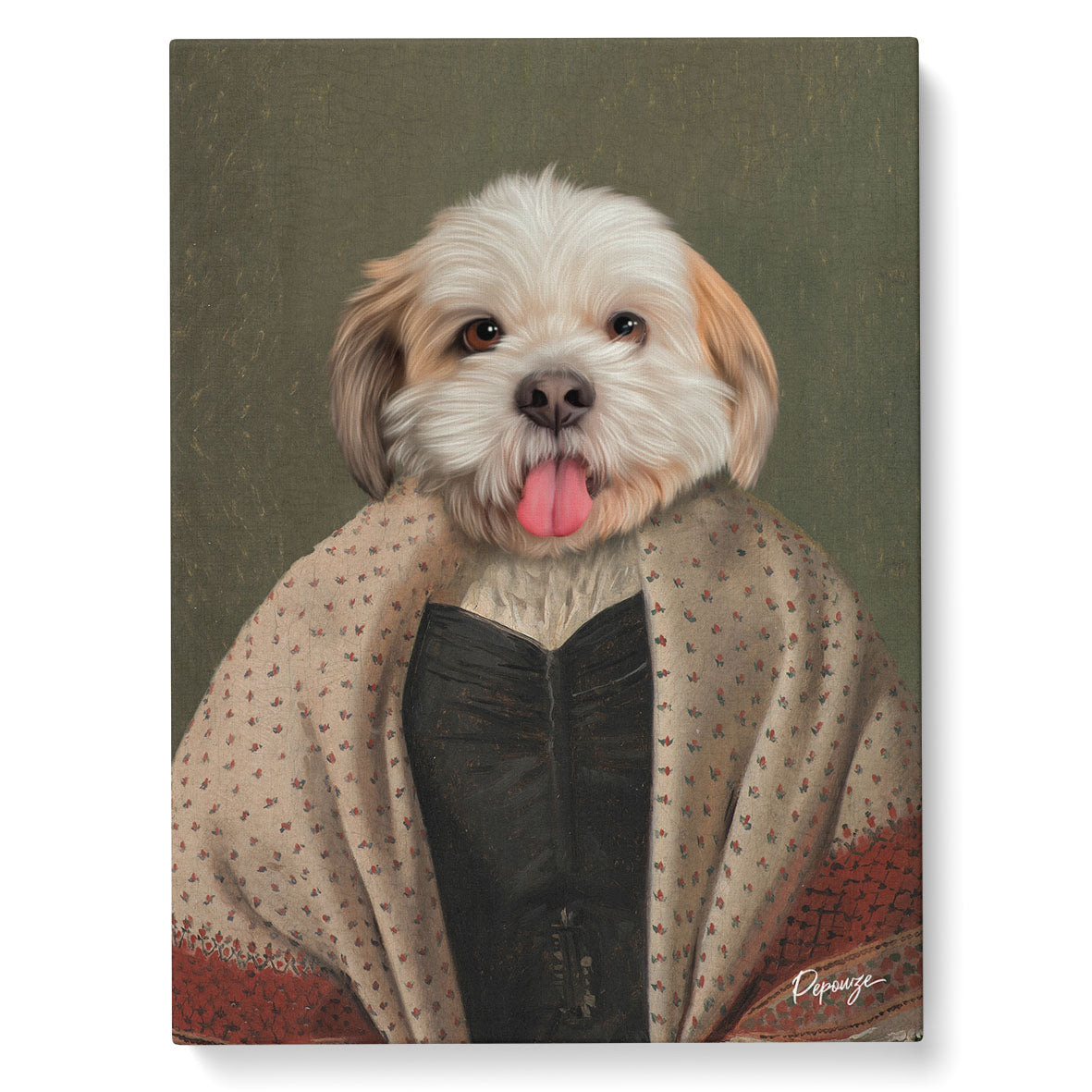 Portrait personnalisé de vos animaux | Aristocrate | La Lady