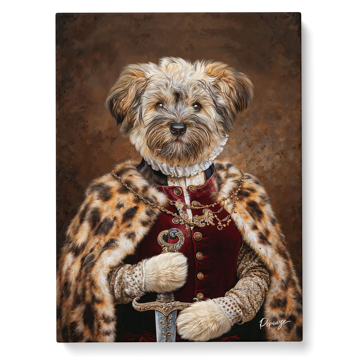 Image du produit Le Petit Prince - Portrait personnalisé Animal - Style Royal 👑