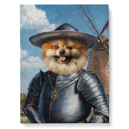 Portrait personnalisé de vos animaux | Renaissance | Don Quichotte