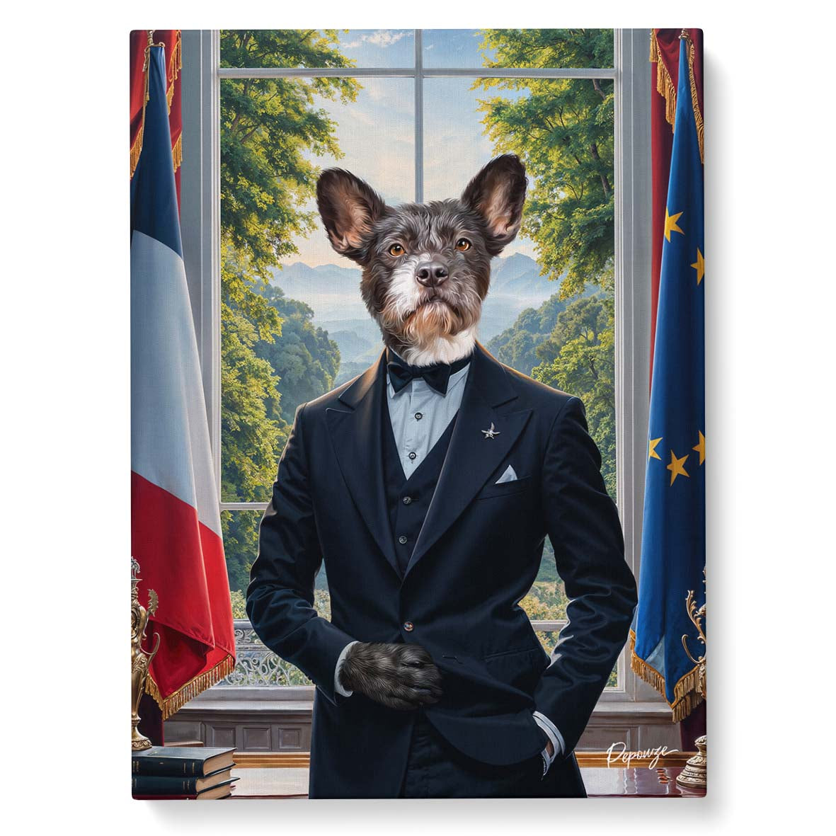 Portrait personnalisé de vos animaux | Royal | Président