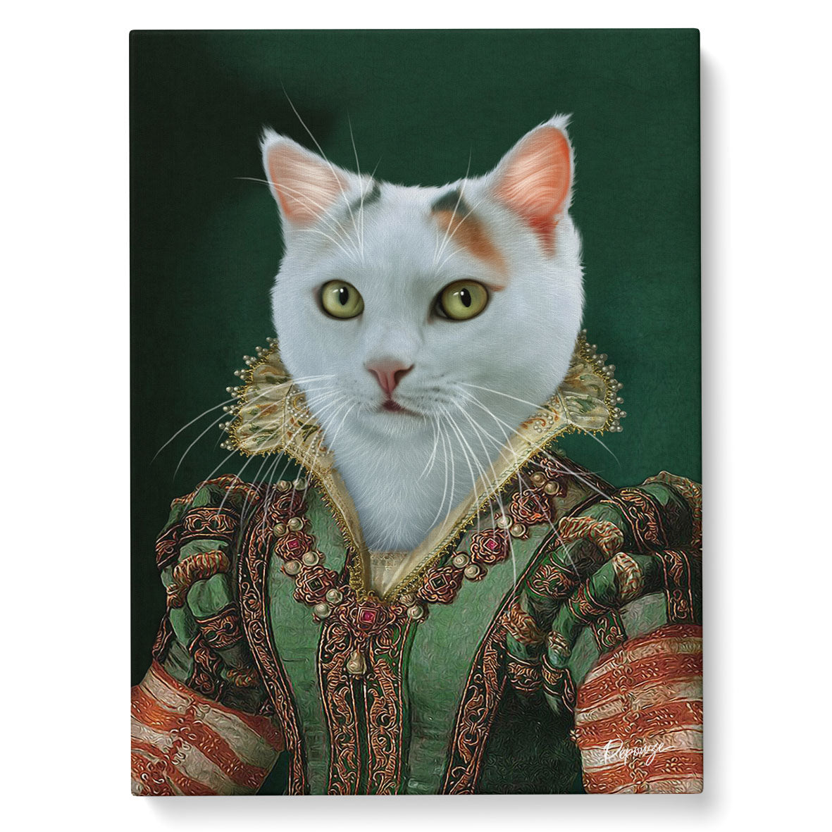 Image du produit La Marquise - Portrait personnalisé Animal - Style Aristocrate 🎩