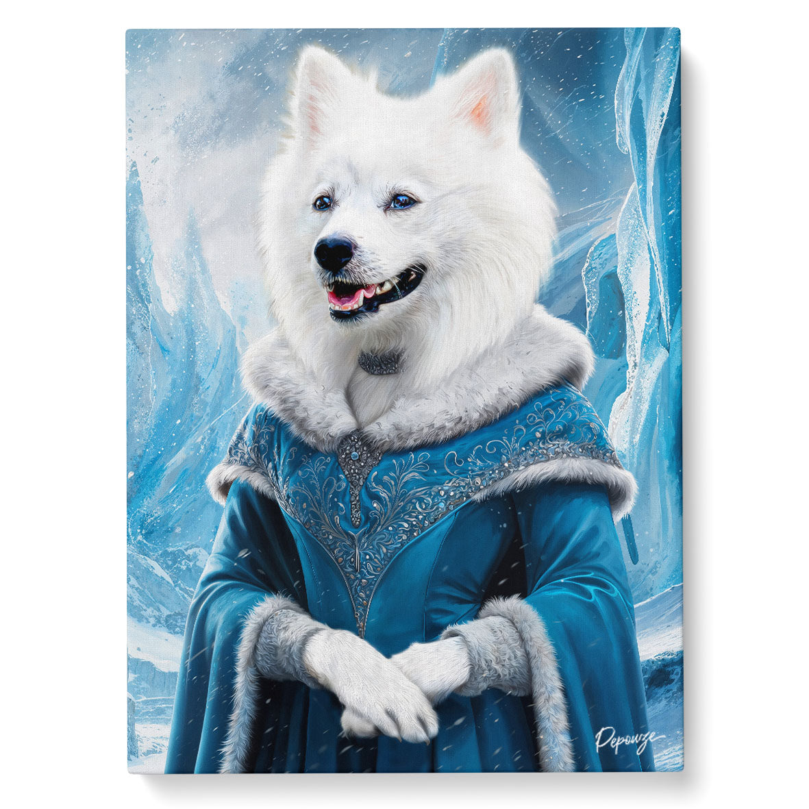 Portrait personnalisé de vos animaux | Royal | La Reine des Neiges