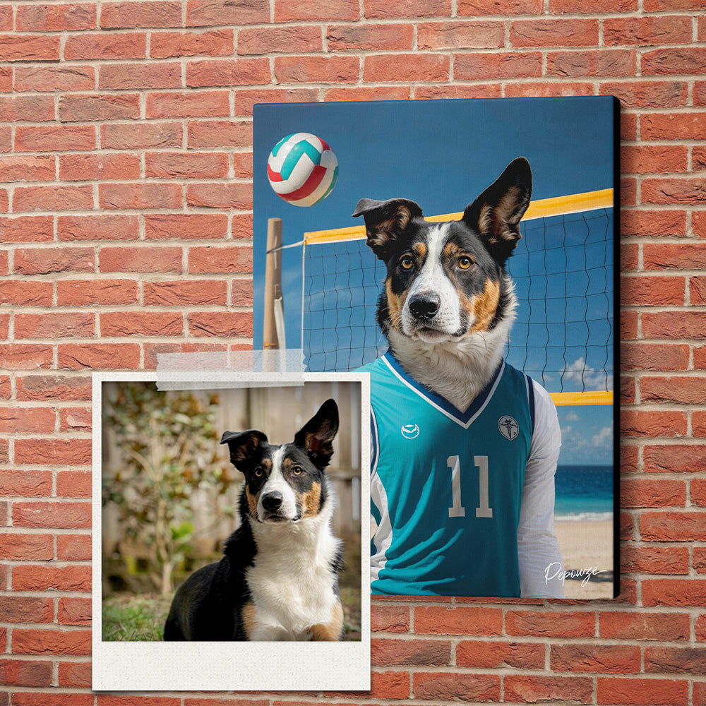 Le Beacher - Portrait personnalisé Animal - Style Beach 🏖️