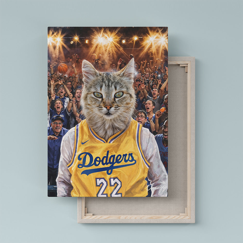 Le Jordan - Portrait personnalisé Animal - Style Basket-ball 🏀