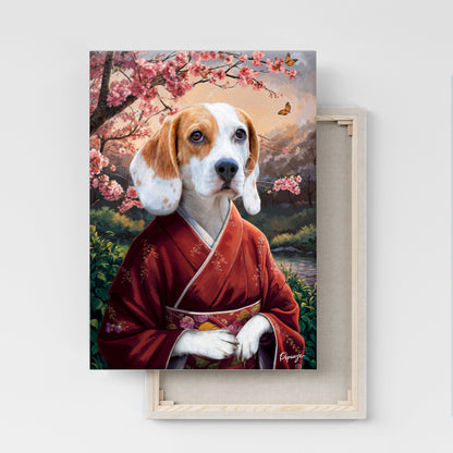 La Geisha - Portrait Japonais de votre Animal
