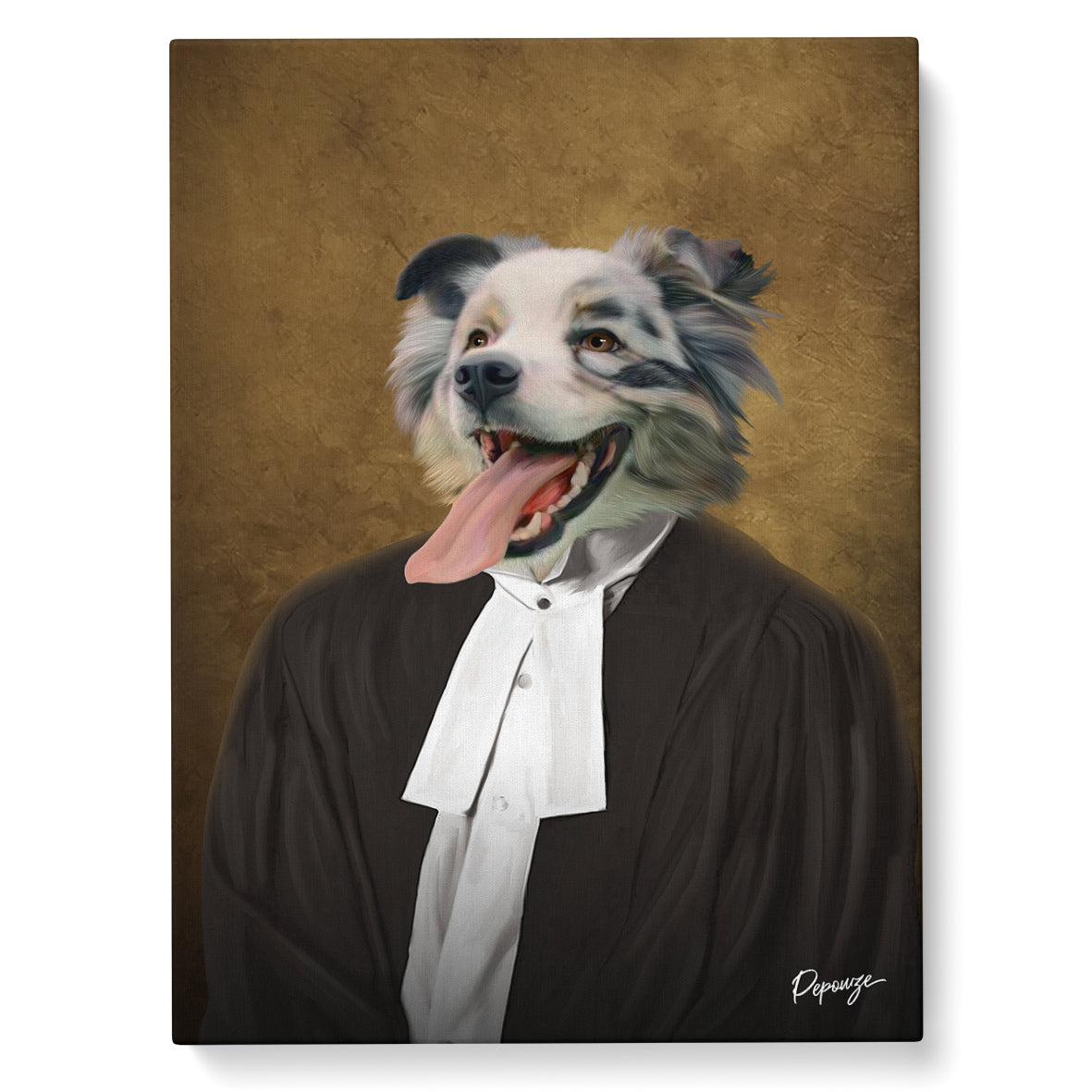 L'Avocat - Portrait Héroïque de votre Animal