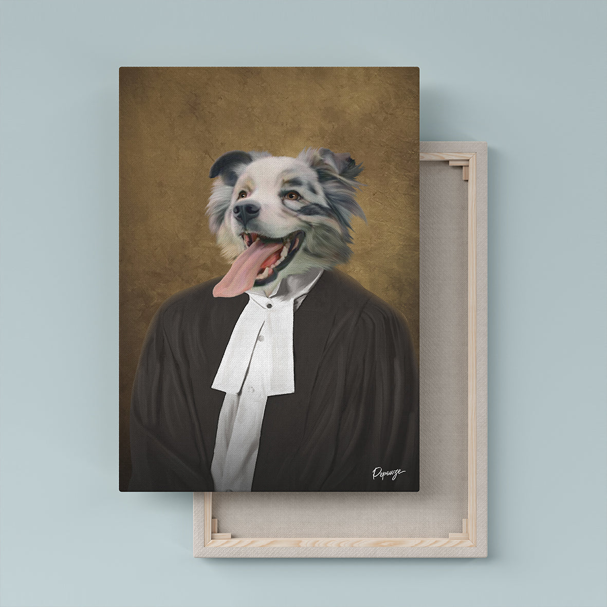 L'Avocat - Portrait Héroïque de votre Animal