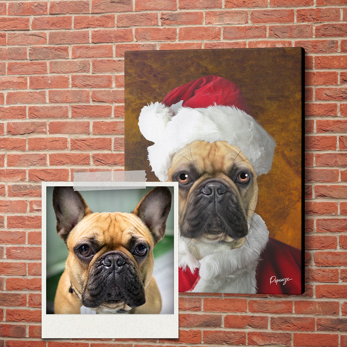 Le Père Noyel - Portrait Noël de votre Animal
