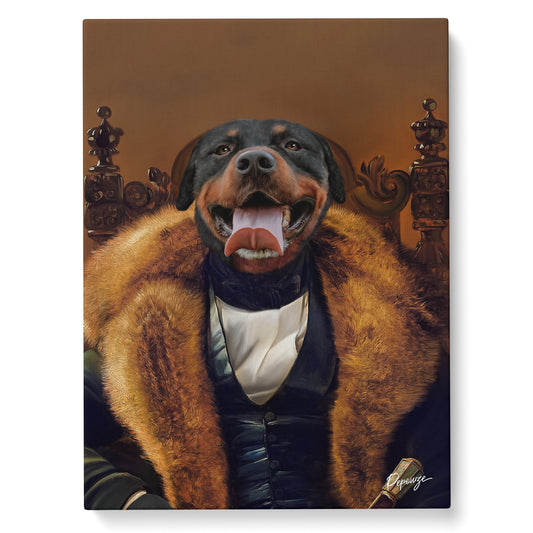 Portrait personnalisé de vos animaux | Aristocrate | Chien en Duc