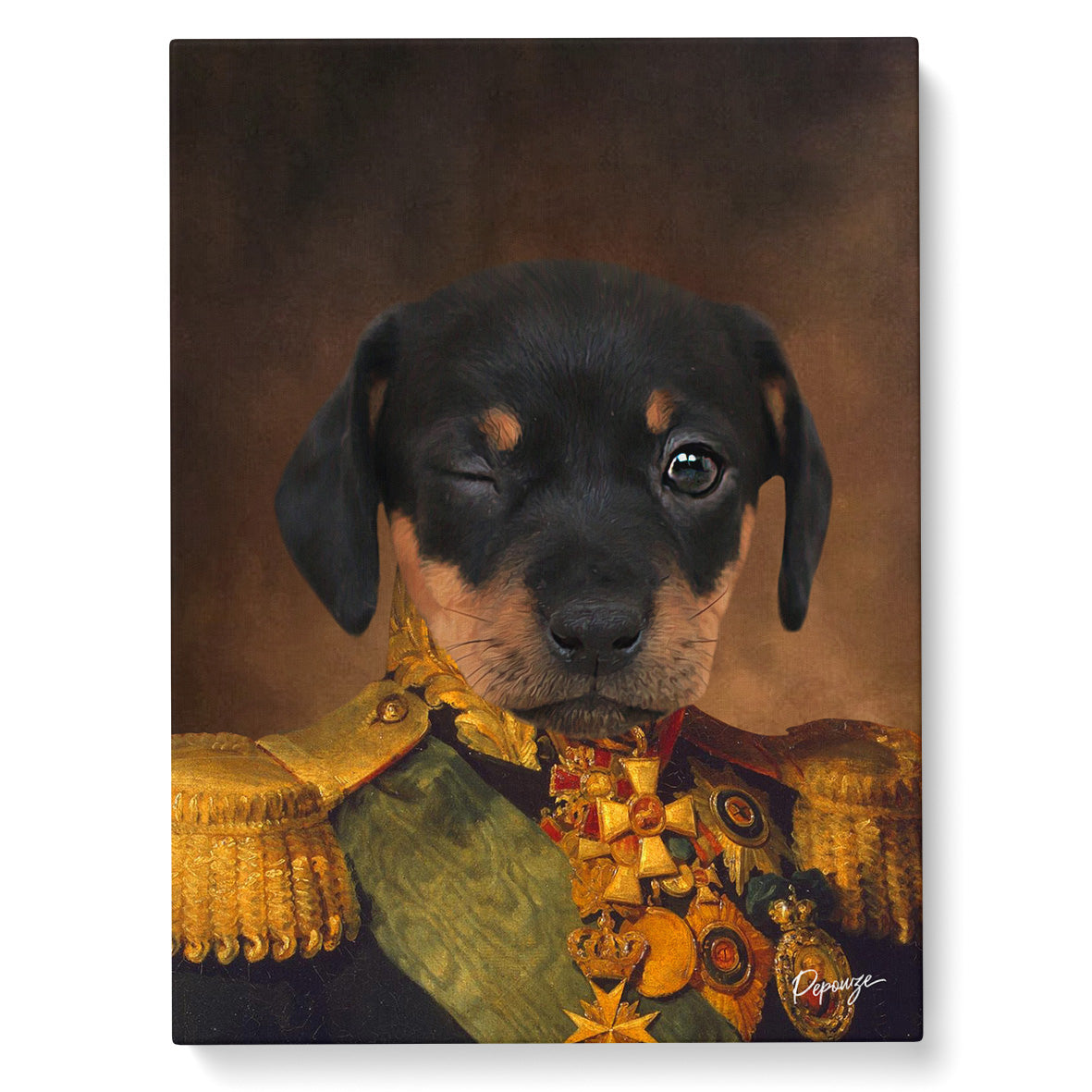 Image du produit Le Général - Portrait personnalisé Animal - Style Victorien 🎠