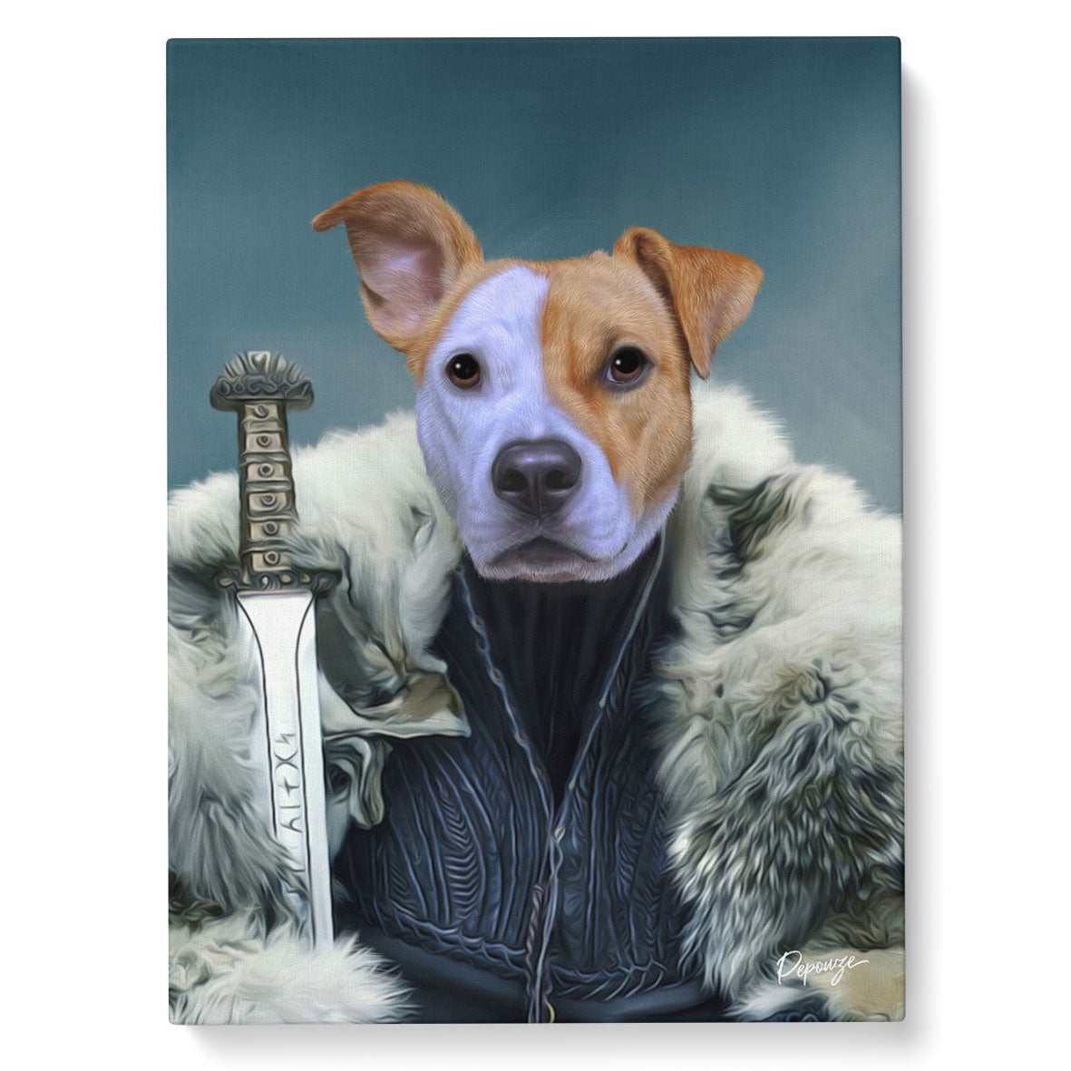 Image du produit Le Viking - Portrait personnalisé Animal - Style Guerrier 🔱